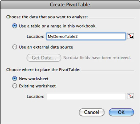 pivot table microsoft excel for mac
